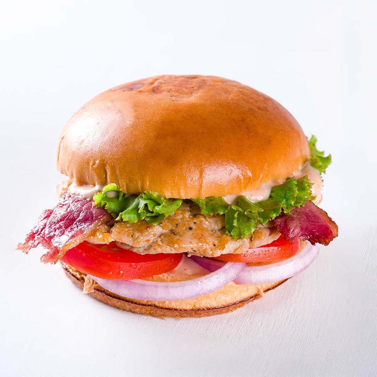Chicken With Bacon Burger